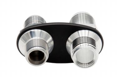Heater Bulkhead, 2 fitting oval, #8, #10