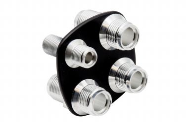 Heater & A/C Bulkhead, 4 fitting square oval, #6, #10, #10, #10
