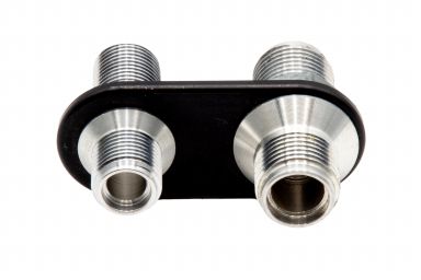 A/C Bulkhead, 2 fitting inline, #6, #8