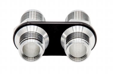 A/C Bulkhead, 2 fitting inline #10, #10